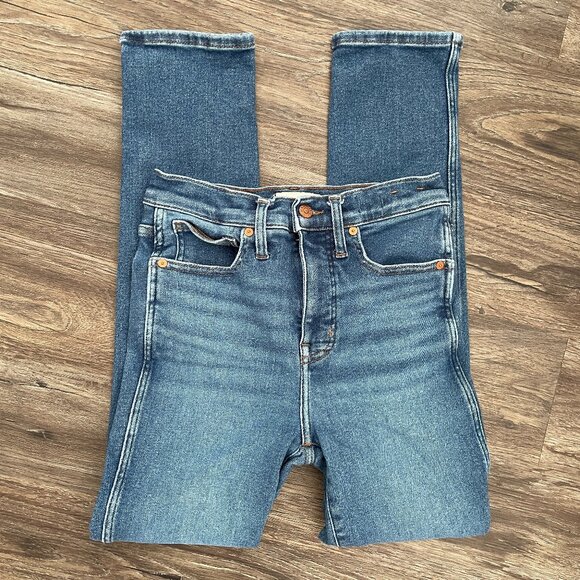 Madewell Denim - MADEWELL Jeans STOVEPIPE Straight 26 High Rise Stretch J Crew